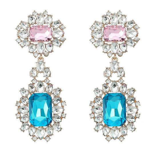 Brinco Parvati Rosa e Azul