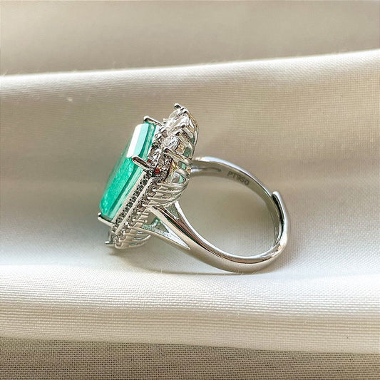 Anel Fiore Azul Tiffany