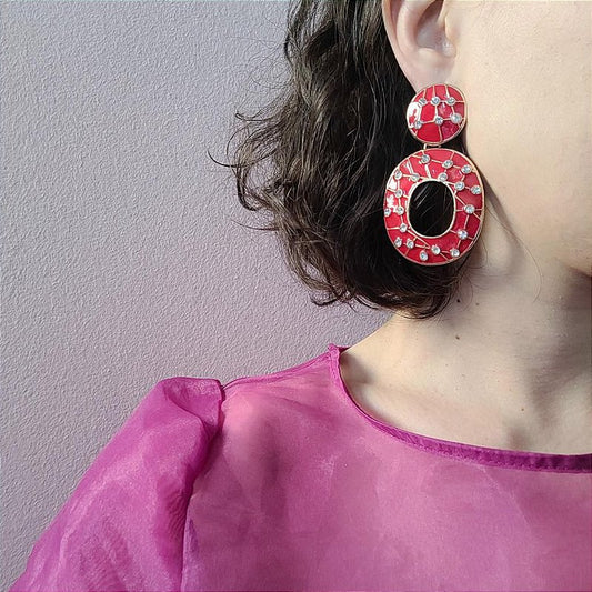 Brinco Dracena Vermelho