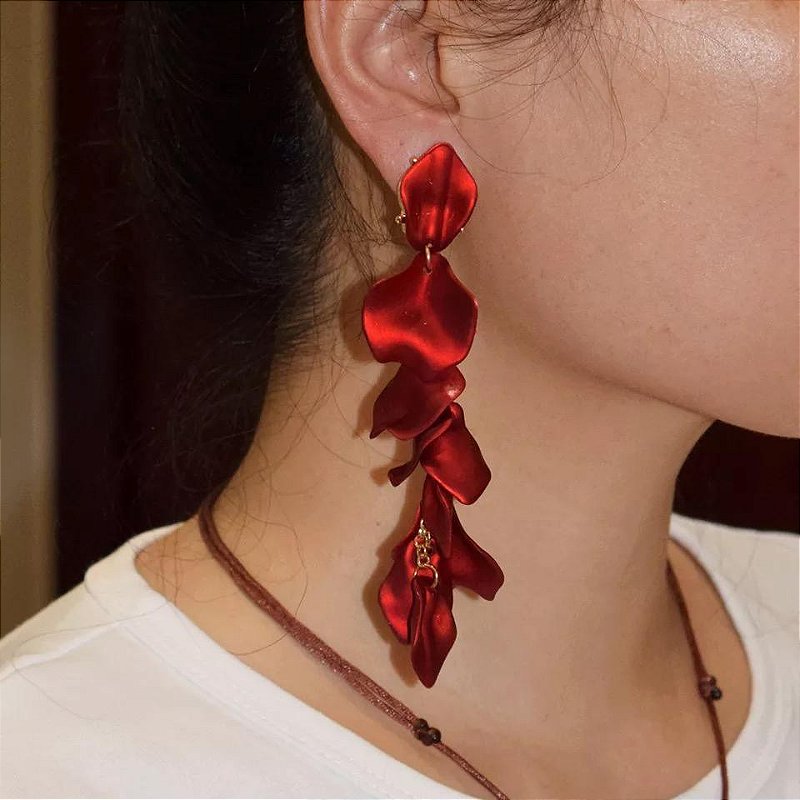 Brinco Consuelo Vermelho