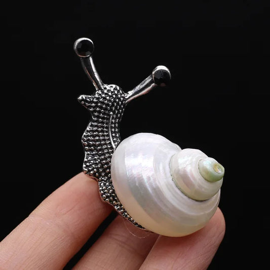 Broche Caracol VI Prata