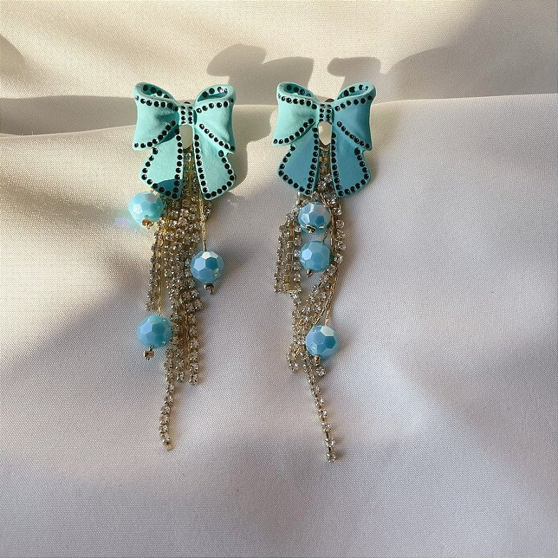 Brinco Allium Azul