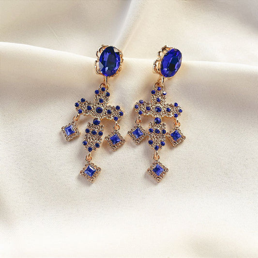 Brinco Cruz Chipre Azul