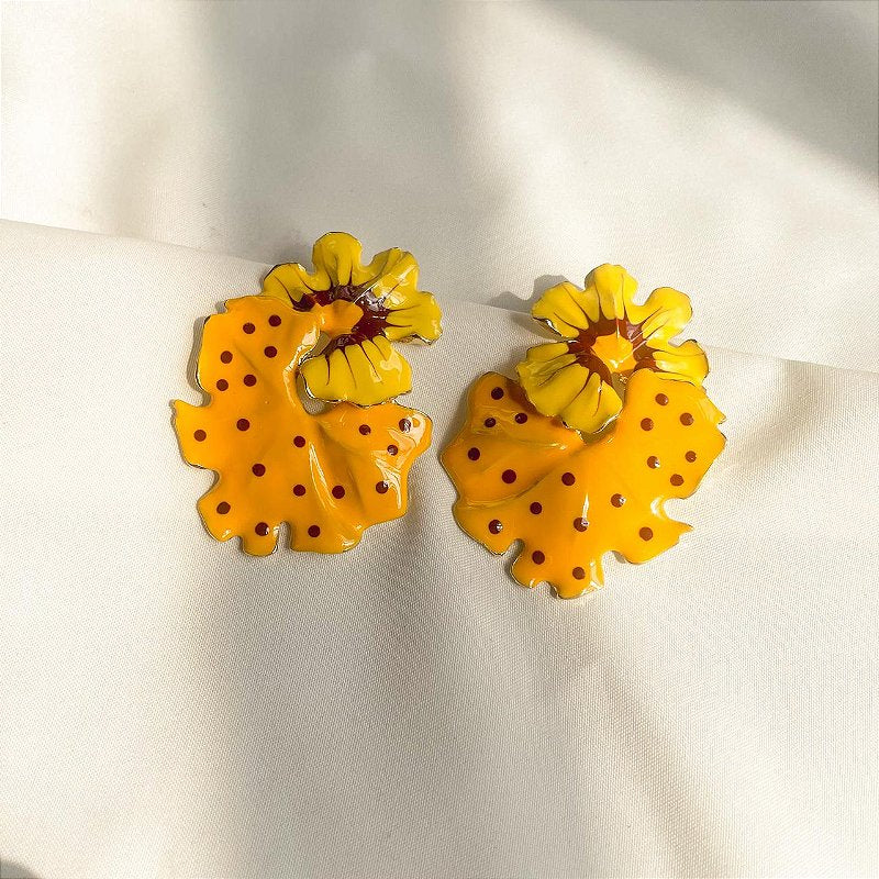 Brinco Aiyana Amarelo