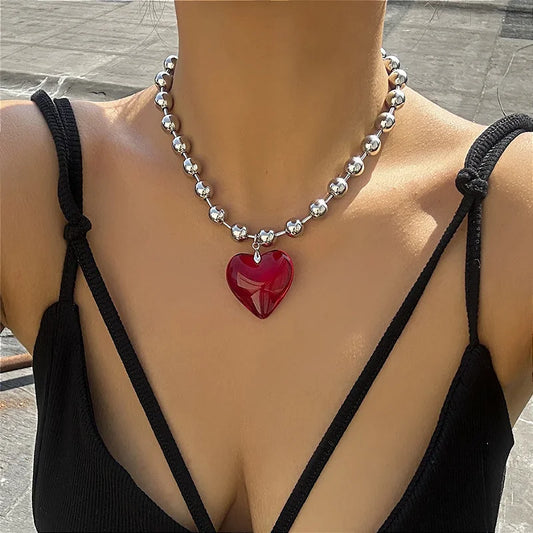 Colar Lana Vermelho